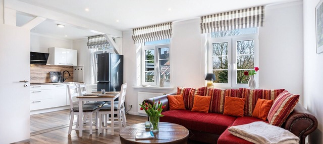 Apartamento 'Alte Schule' con jardín compartido, terraza y Wi-Fi