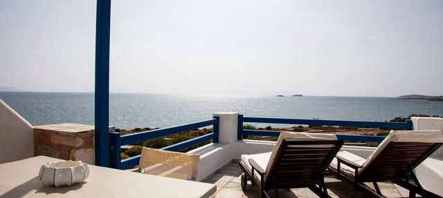 Apartamento 'The Aegean Junior Suite' con vistas al mar, Wi-Fi y aire acondicionado