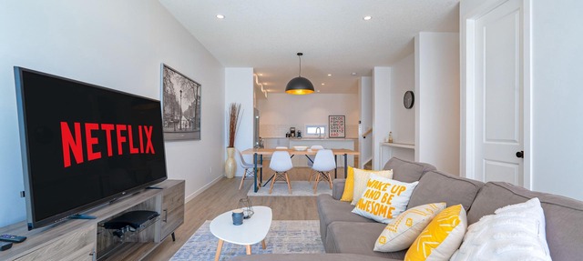 Central, Family-sized 3 BR Townhome with AC, Work Space & Private Parking