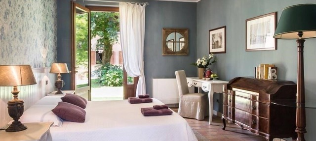 Habitación doble con vista al jardín