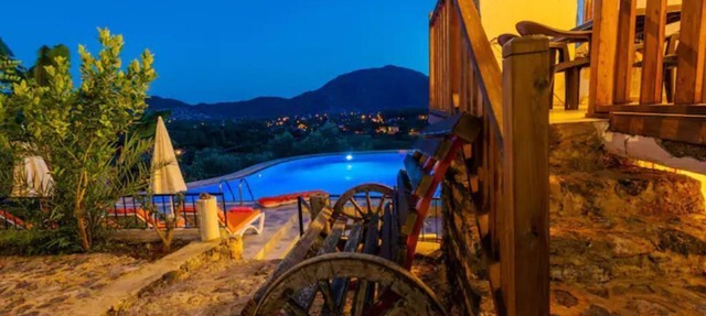 Kayakoy; authentic stone house