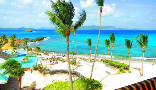Luxury Beachfront Duplex Villa on Sapphire Beach IV