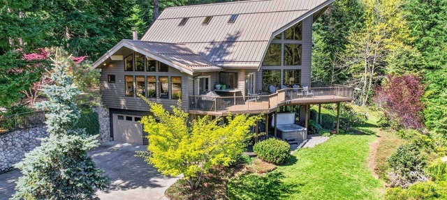 Majestic Mountain Retreat on 20 Acres, Gorgeous Views, Ponds, Hot Tub, Sauna, 15 Miles to Gov Camp