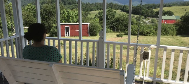 Private 3 bedroom, 2.5 bath home on 2 acres overlooking the Blue Ridge Mountains