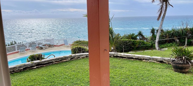 Private pool and private beach in this wonderful Warwick beachfront apartment