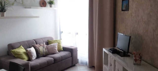 Apartamento de tres habitaciones entre el mar y las colinas de Rimini.