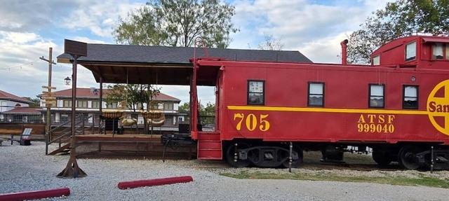 Unique Santa Fe Caboose Experience