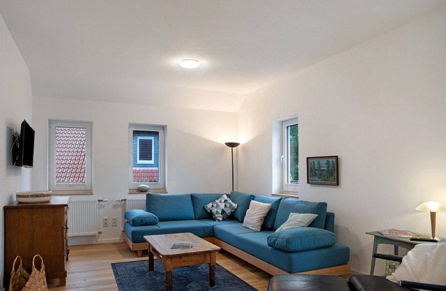 Apartamento 'Eiche Im Sand 68' con jardín compartido, balcón y Wi-Fi